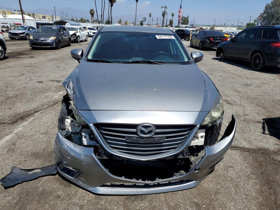 2014 Mazda 3 VIN JM1BM1L71E1144265 COPART salvage auction — FRONT END, Ca - Salvage Certificate, sold $1,250 on 2026-07-31 (photo 5)