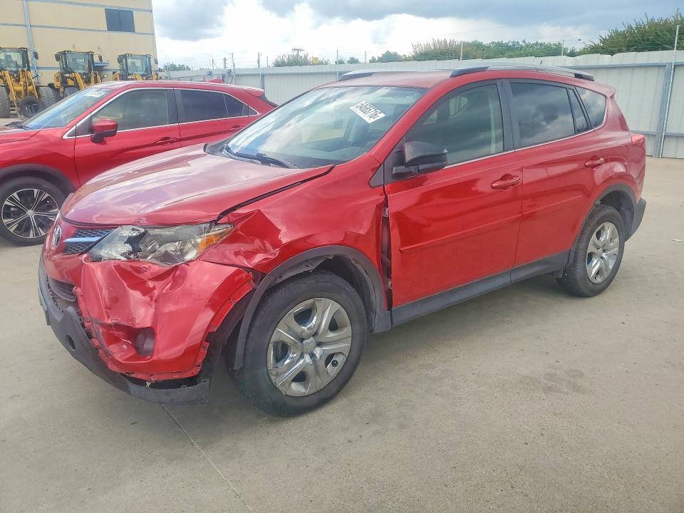 2014 Toyota Rav4 VIN JTMZFREV0ED031280 COPART salvage auction — FRONT END, TX - SALVAGE VEHICLE TITLE, sold $2,900 on 2026-07-23 (photo 1)