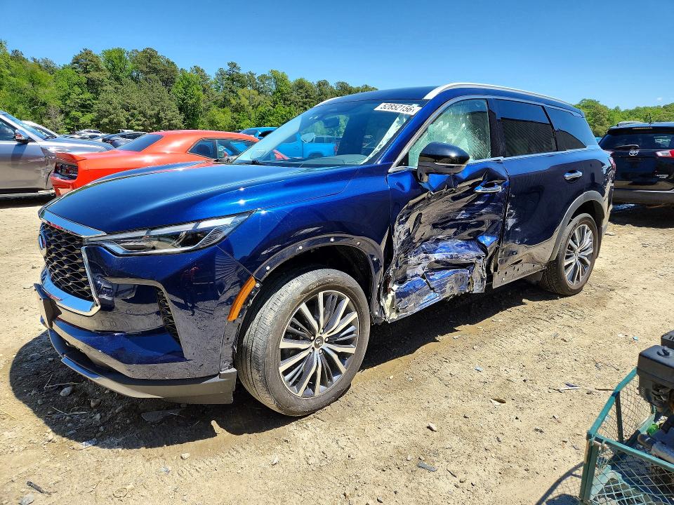 2023 Infiniti Qx60 VIN 5N1DL1GS8PC333315 COPART salvage auction — SIDE, De - Salvage Certificate, sold $10,900 on 2026-09-01 (photo 1)