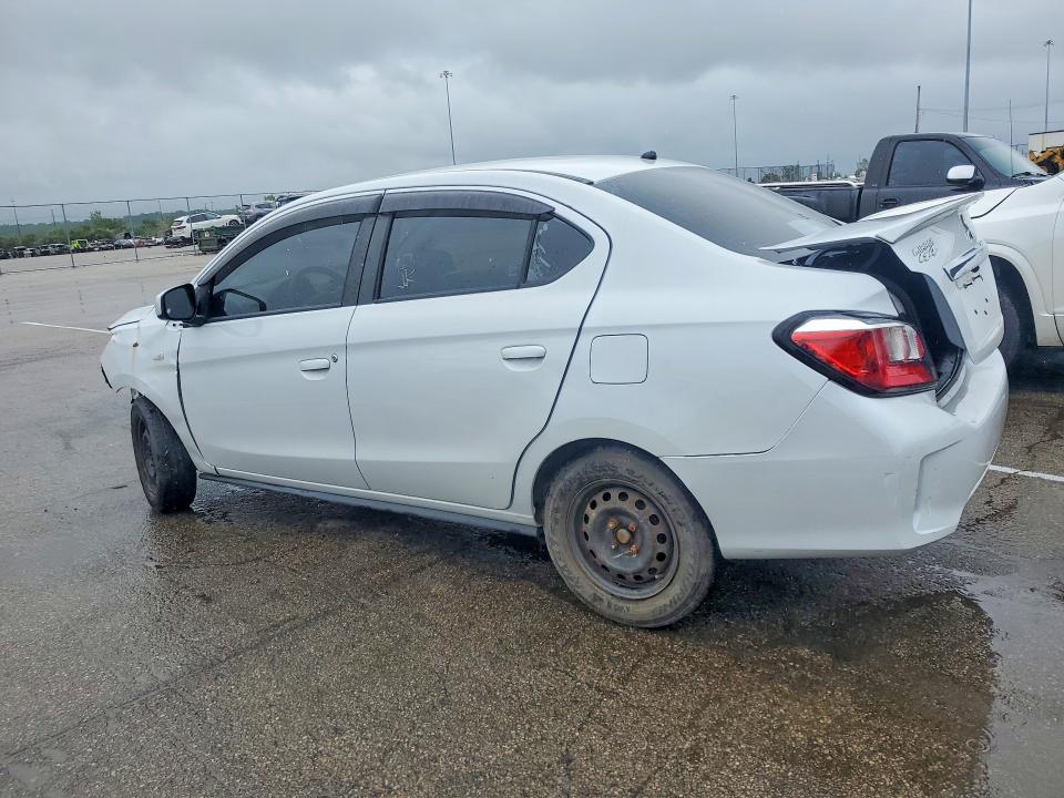 2022 Mitsubishi Mirage VIN ML32FUFJXNHF03533 COPART salvage auction — FRONT END, Oh - Certificate Of Title, sold $1,950 on 2026-07-06 (photo 2)