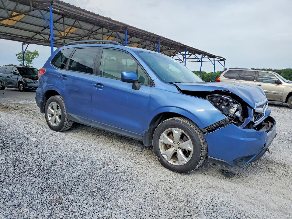 2015 Subaru Forester VIN JF2SJADC7FH427347 COPART salvage auction — FRONT END, Salvage Title, sold $375 on 2026-07-23 (photo 4)