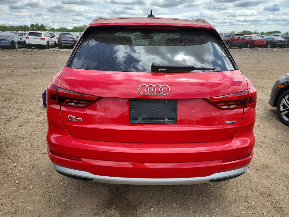 2020 Audi Q3 VIN WA1AECF33L1103740 COPART salvage auction — FRONT END, Il - Salvage Certificate, sold $6,600 on 2026-07-21 (photo 6)