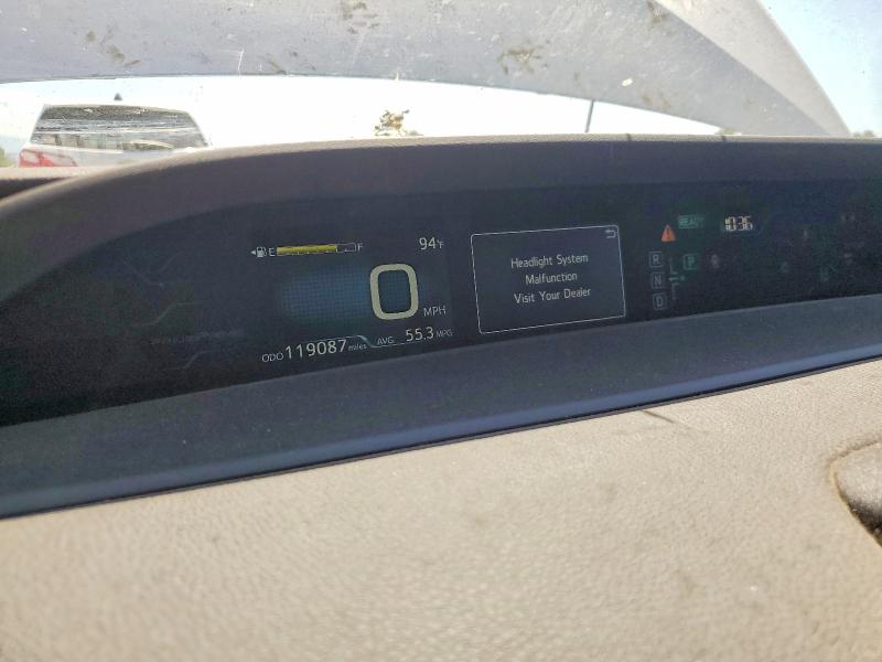 2017 Toyota Prius prime VIN JTDKARFP7H3037619 COPART salvage auction — FRONT END, Ca - Salvage Certificate, sold $4,850 on 2026-07-10 (photo 9)