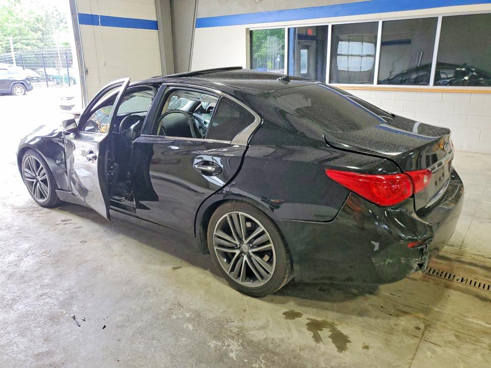 2014 Infiniti Q50 VIN JN1BV7AP8EM692767 COPART salvage auction — ALL OVER, VA - CERT OF TITLE - SALVAGE, sold $600 on 2026-07-17 (photo 2)