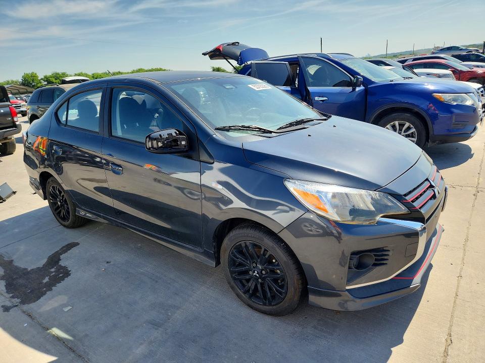 2024 Mitsubishi Mirage VIN ML32FUFJ3RHF01709 COPART salvage auction — HAIL, Oh - Certificate Of Title, sold $2,350 on 2026-07-02 (photo 4)