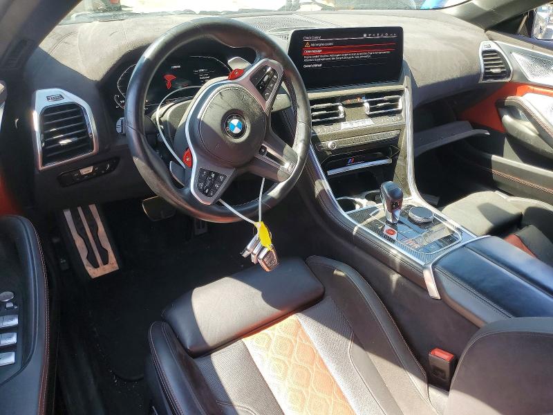 2023 BMW M8 VIN WBSDZ0C0XPCM22524 COPART salvage auction — MECHANICAL, Ca - Dis/Dlr/Exp Only Clean Title (P), sold $53,500 on 2026-07-27 (photo 8)