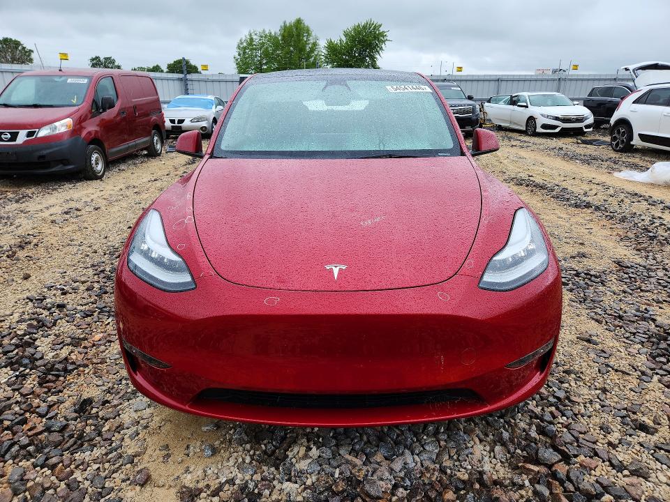 2023 Tesla VIN 7SAYGDEE3PA079797 COPART salvage auction — HAIL, Mo - Salvage Certificate Of Title, sold $17,100 on 2026-07-27 (photo 5)