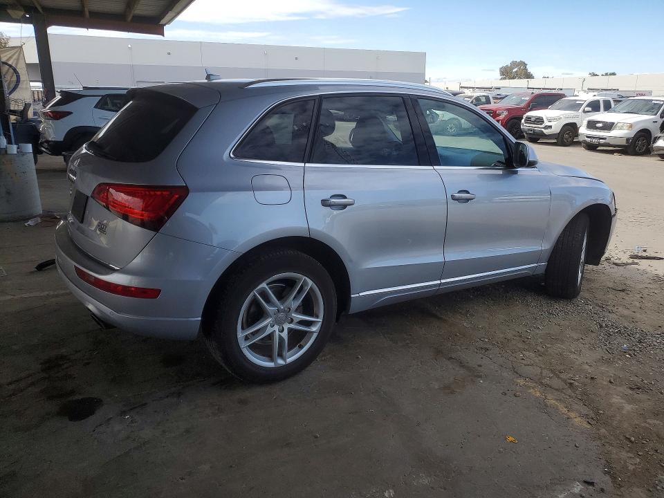 2016 Audi Q5 VIN WA1L2AFP1GA075032 COPART salvage auction — FRONT END, Ca - Salvage Certificate, sold $1,550 on 2026-07-16 (photo 3)