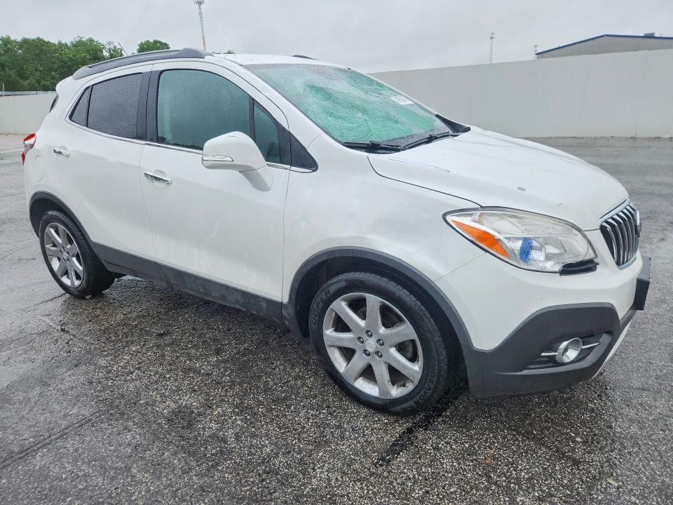 2016 Buick Encore VIN KL4CJBSB1GB536274 COPART salvage auction — HAIL, Mo - Salvage Certificate Of Title, sold $1,050 on 2026-07-27 (photo 4)
