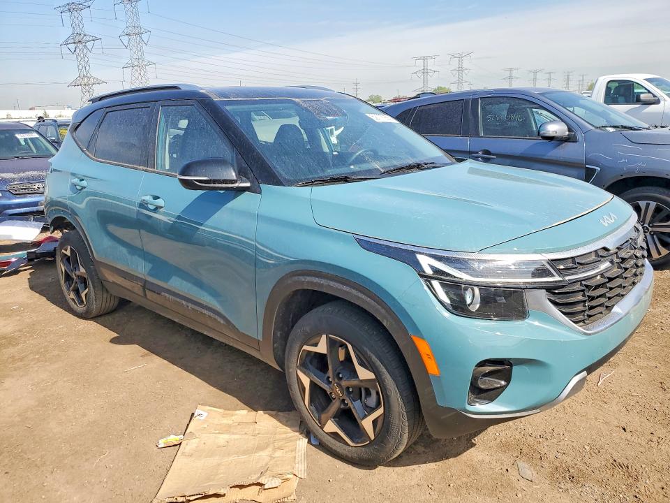 2025 Kia Seltos VIN KNDEUCAA9S7710821 COPART salvage auction — REAR END, Il - Salvage Certificate, sold $7,600 on 2026-07-16 (photo 4)