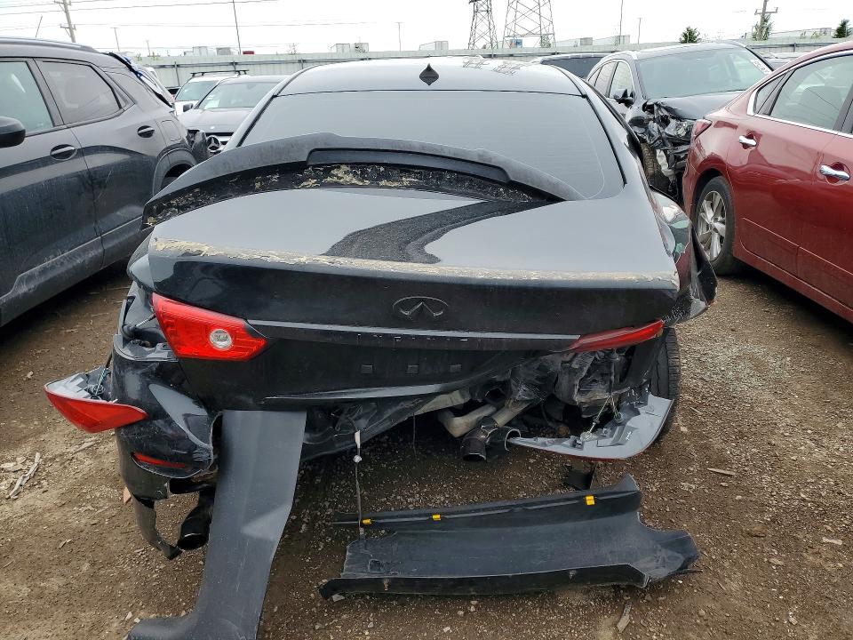 2016 Infiniti VIN JN1CV7AR6GM251776 COPART salvage auction — REAR END, Il - Salvage Certificate, sold $1,200 on 2026-07-21 (photo 6)