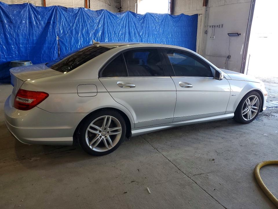 2012 Mercedes-benz C class VIN WDDGF4HB0CR218665 COPART salvage auction — NORMAL WEAR, Va - Certificate Of Title, sold $400 on 2026-07-14 (photo 3)