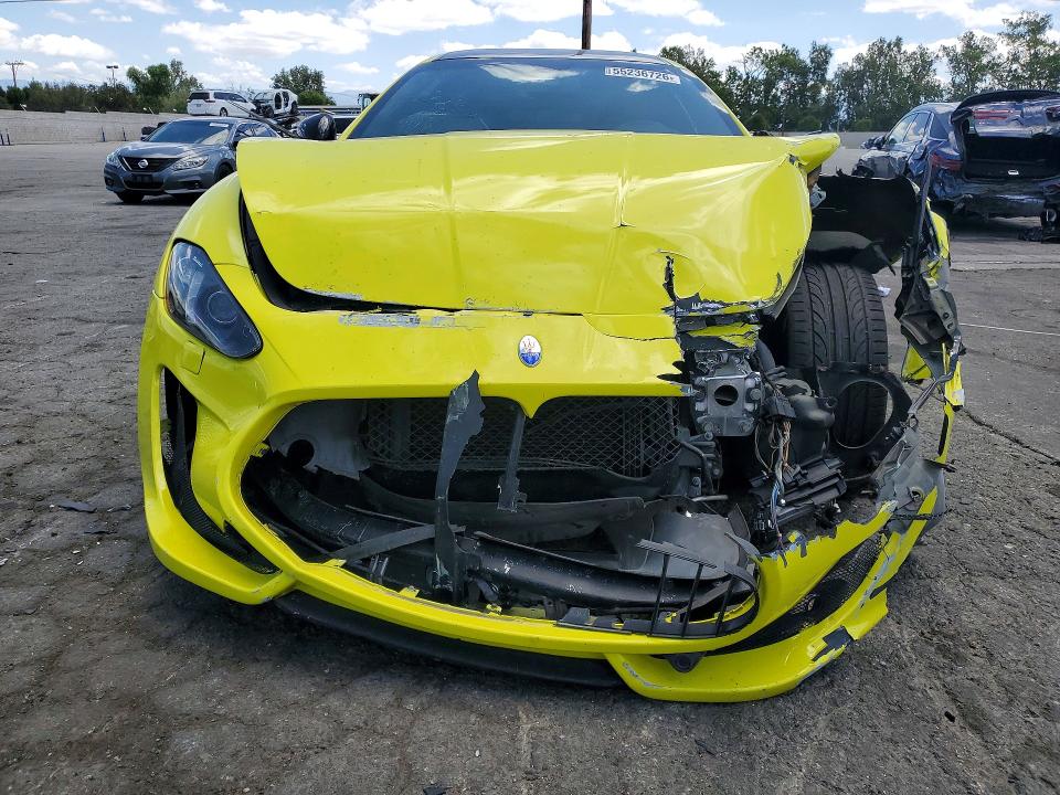 2013 Maserati Granturismo VIN ZAM45VLA8D0069105 COPART salvage auction — FRONT END, Ca - Salvage Certificate, sold $4,650 on 2026-08-10 (photo 5)