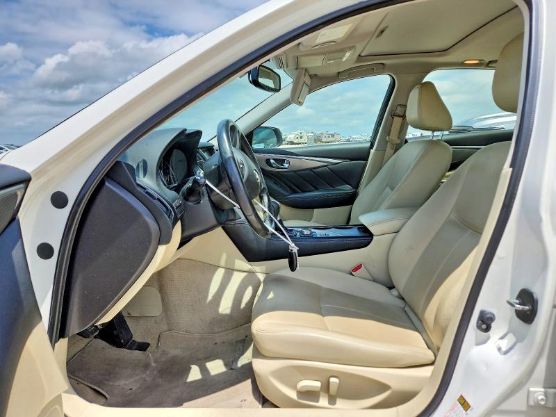 2015 Infiniti VIN JN1BV7AP7FM345576 COPART salvage auction — FRONT END, Tx - Salvage Vehicle Title, sold $1,650 on 2026-07-02 (photo 7)