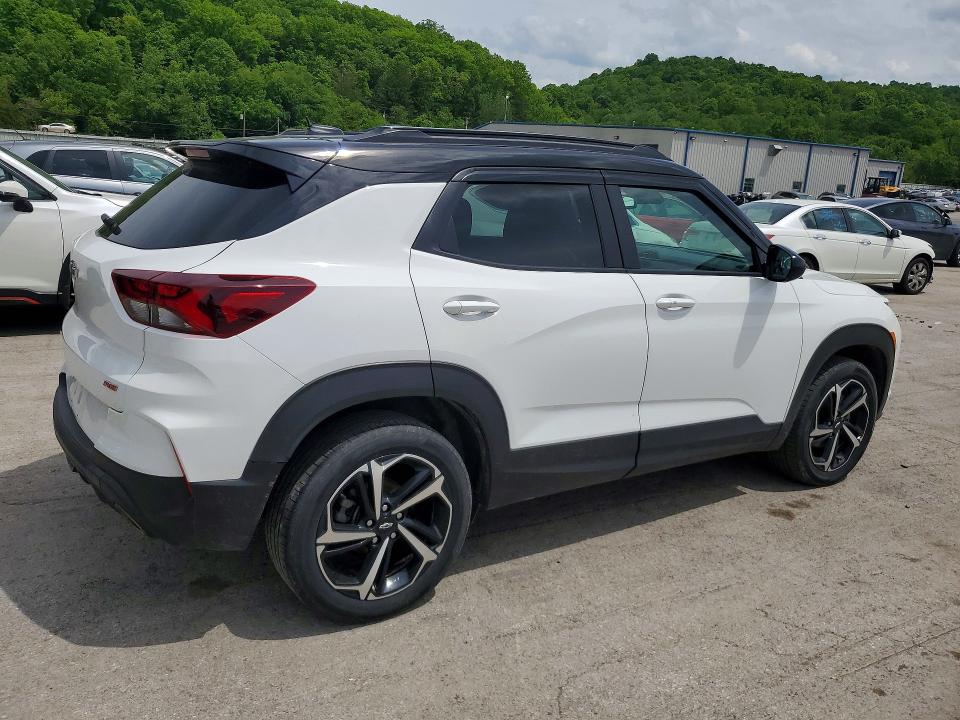 2023 Chevrolet Trailblazer VIN KL79MUSL4PB131826 COPART salvage auction — REAR END, Pa - Certificate Of Salvage, sold $2,600 on 2026-07-23 (photo 3)