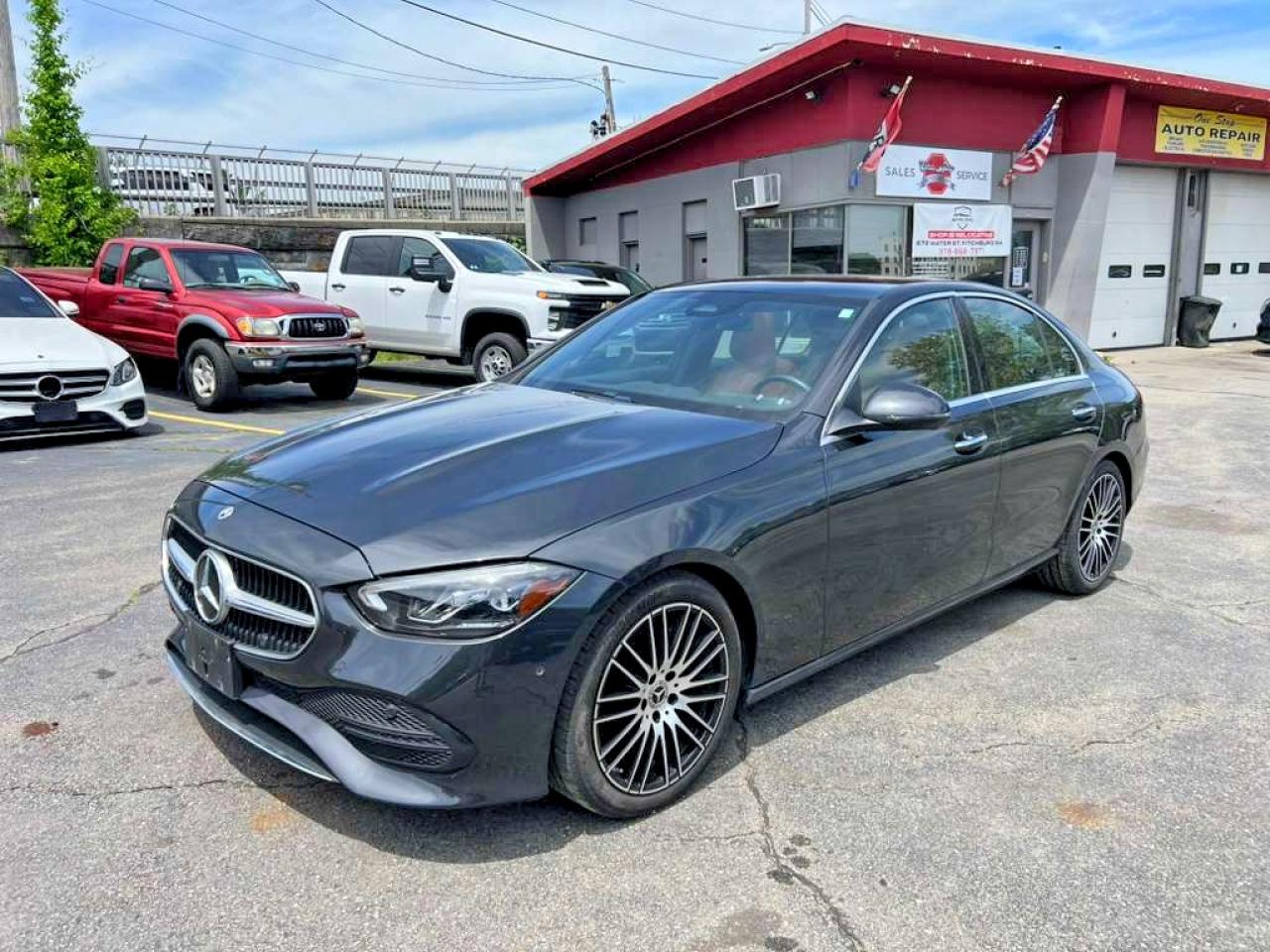 2022 Mercedes-Benz C-Class VIN W1KAF4HB5NR032645 — COPART salvage auction photo