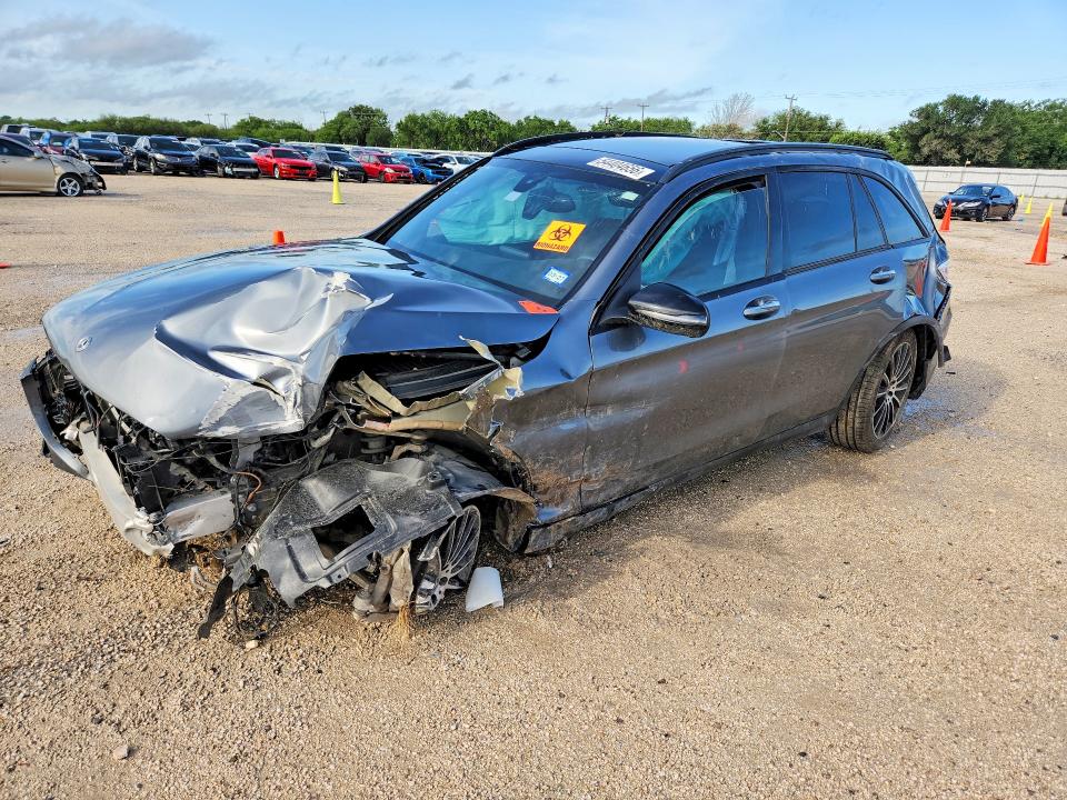 2019 Mercedes-benz VIN WDC0G4JB0KV183287 COPART salvage auction — FRONT END, Tx - Salvage Vehicle Title, sold $1,400 on 2026-07-16 (photo 1)