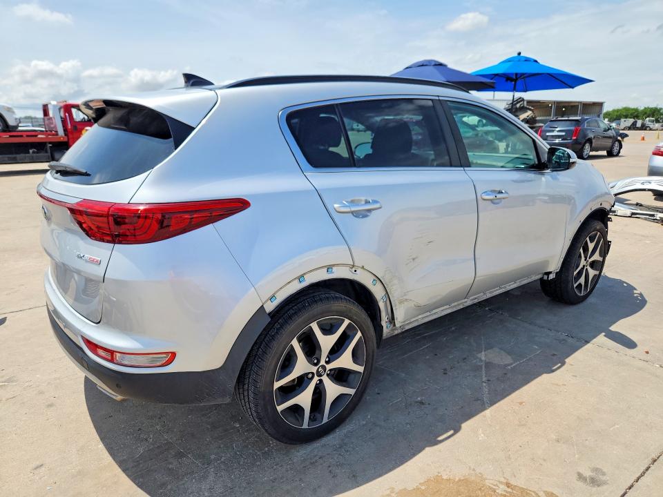 2018 Kia Sportage VIN KNDPRCA68J7464249 COPART salvage auction — FRONT END, TX - CERTIFICATE OF TITLE, sold $4,500 on 2026-07-16 (photo 3)