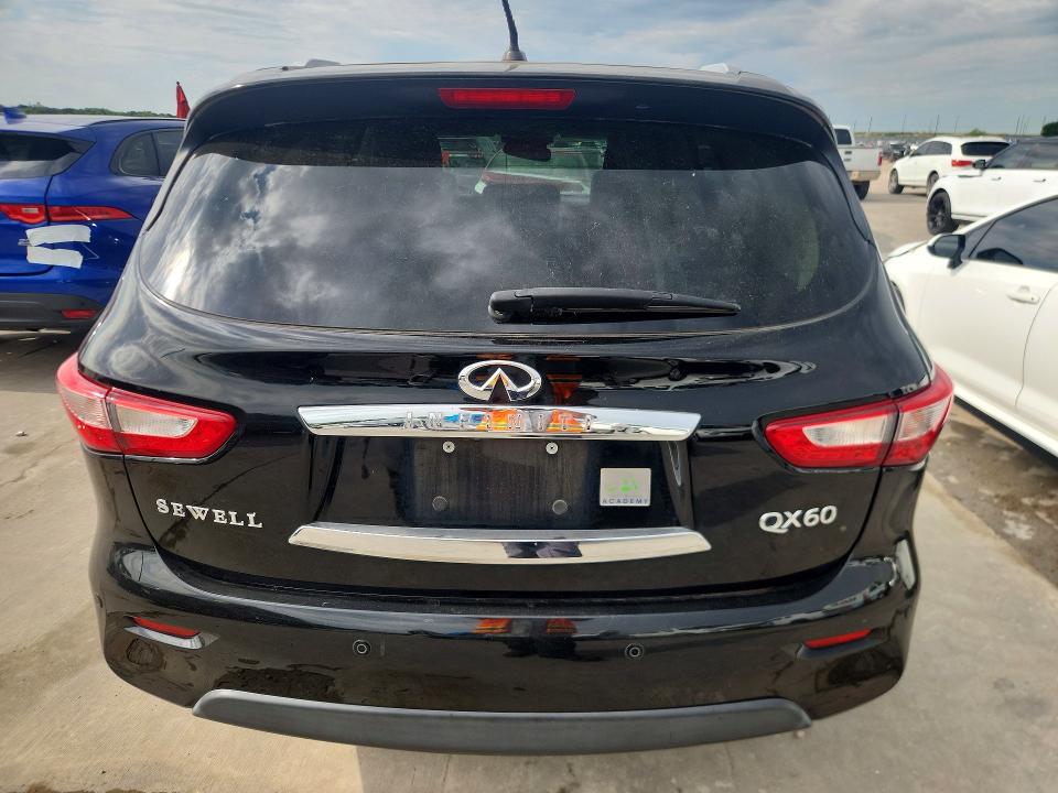 2015 Infiniti Qx60 VIN 5N1AL0MMXFC507385 COPART salvage auction — WATER/FLOOD, Tx - Salvage Title-Flood Damage, sold $925 on 2026-07-02 (photo 6)
