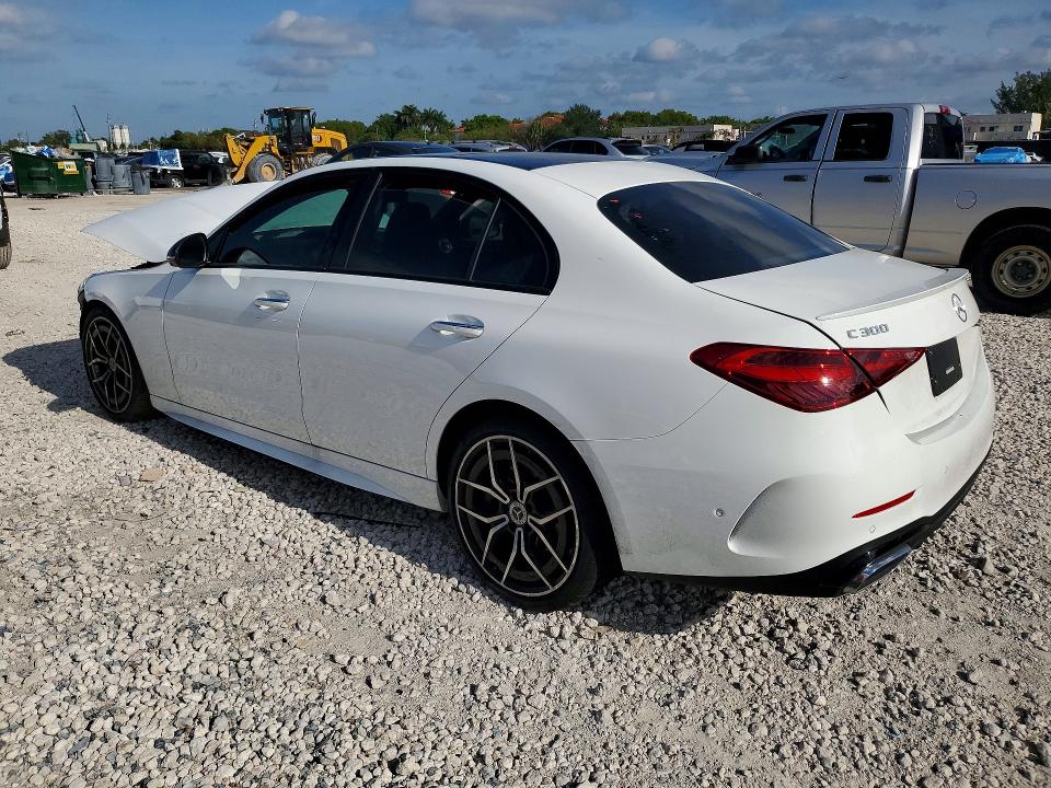 2023 Mercedes-benz C-klasse VIN W1KAF4GBXPR085670 COPART salvage auction — FRONT END, Il - Salvage Certificate, sold $15 on 2026-07-24 (photo 2)