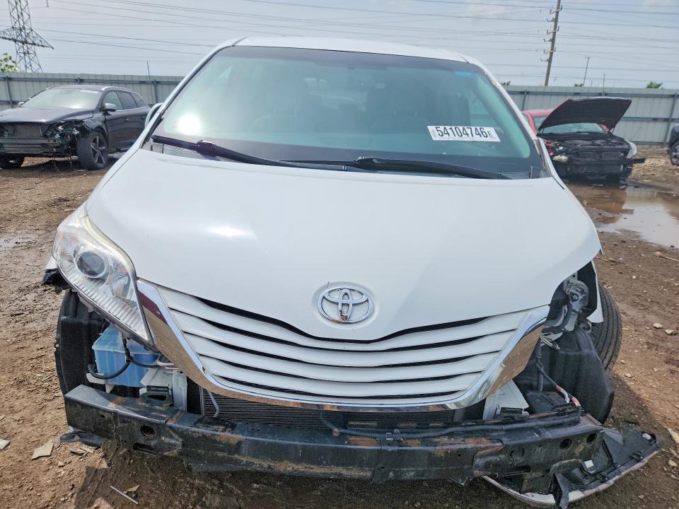 2016 Toyota Sienna VIN 5TDKK3DC3GS696983 COPART salvage auction — SIDE, IL - SALVAGE CERTIFICATE, sold $1,400 on 2026-07-02 (photo 5)