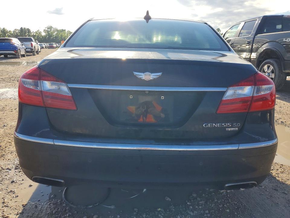 2012 Hyundai VIN KMHGC4DH1CU155517 COPART salvage auction — FRONT END, Tx - Salvage Vehicle Title, sold $675 on 2026-07-28 (photo 6)