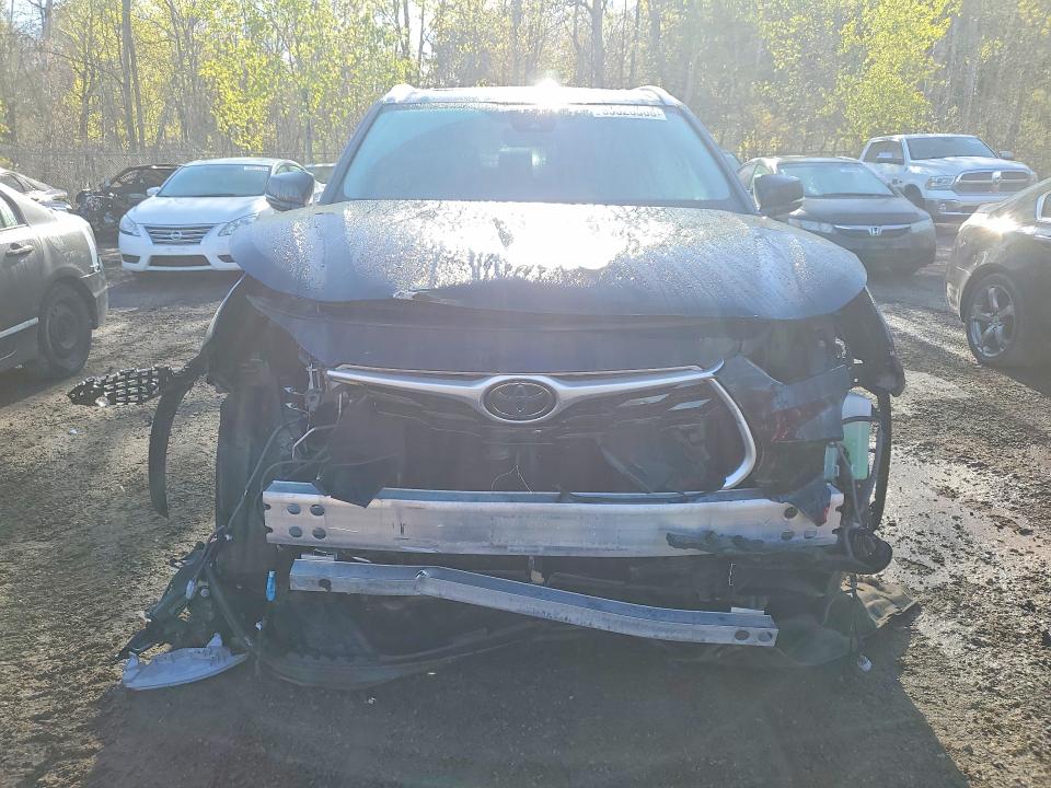 2020 Toyota Highlander VIN 5TDGZRBH4LS513653 COPART salvage auction — FRONT END, On - Permit Salvage, sold $2,850 on 2026-07-09 (photo 5)