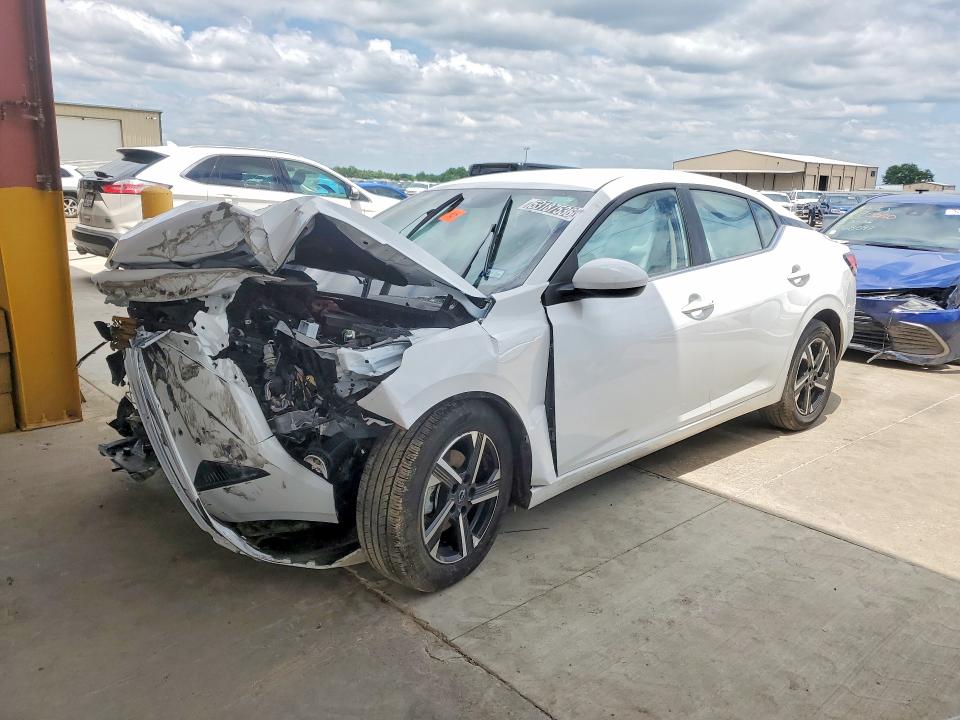 2025 Nissan Sentra VIN 3N1AB8CV6SY394636 COPART salvage auction — FRONT END, Tx - Salvage Vehicle Title, sold $1,500 on 2026-07-02 (photo 1)