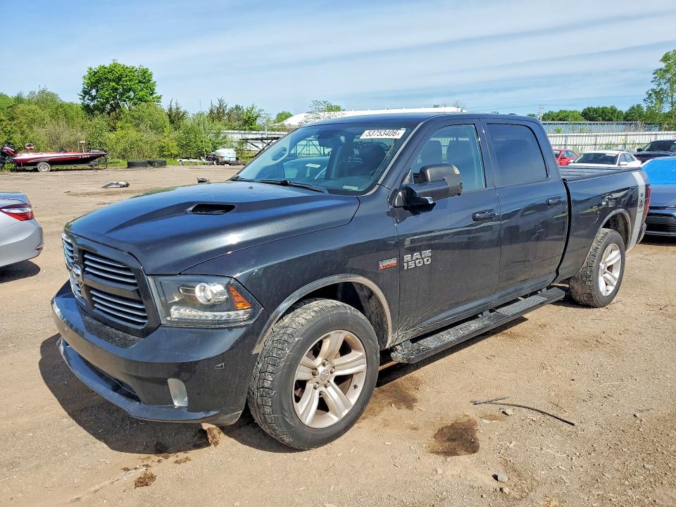2016 Ram VIN 1C6RR7UT8GS234581 COPART salvage auction — HAIL, Oh - Cert Of Title-Salvage, sold $1,000 on 2026-07-27 (photo 1)