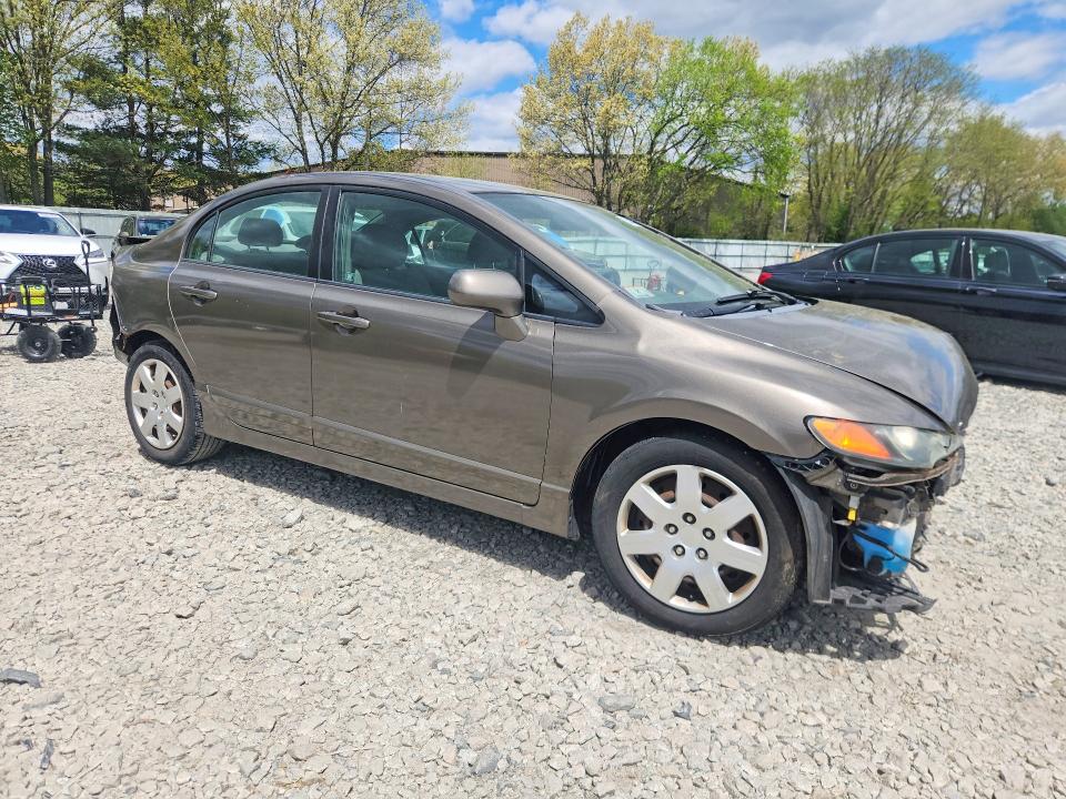 2008 Honda Civic VIN 2HGFA16578H516459 COPART salvage auction — FRONT END, Ma - Cert Of Title-Reconstrctd Coll, sold $375 on 2026-07-02 (photo 4)