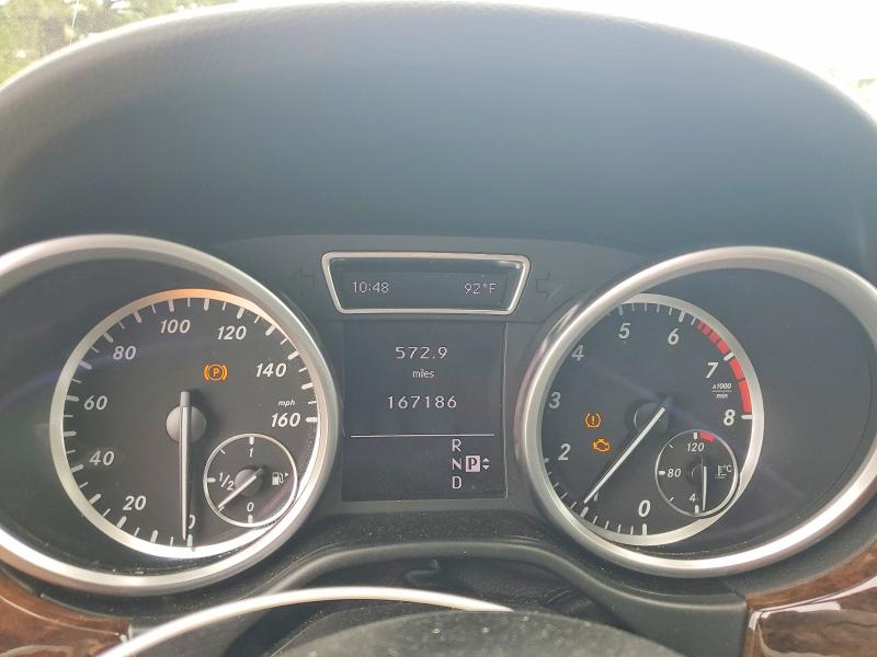 2012 Mercedes-benz M-klasse VIN 4JGDA5HB0CA086048 COPART salvage auction — NORMAL WEAR, Ga - Certificate Of Title, sold $4,150 on 2026-07-10 (photo 9)