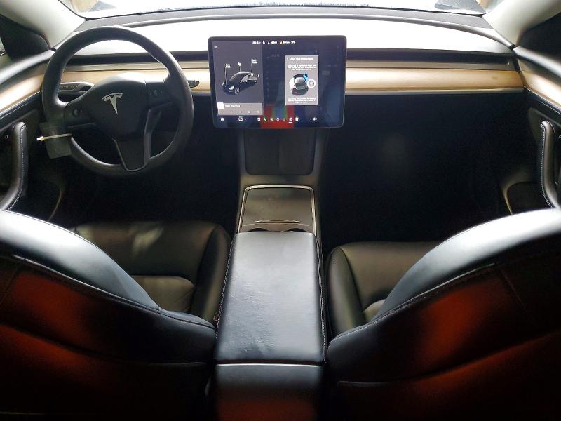2021 Tesla Model 3 VIN 5YJ3E1EB8MF077544 COPART salvage auction — FRONT END, VA - CERTIFICATE OF TITLE, sold $12,400 on 2026-07-16 (photo 8)