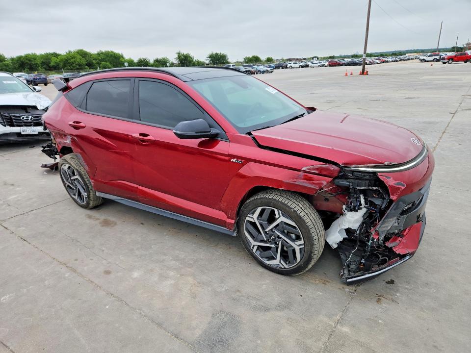2024 Hyundai VIN KM8HA3A3XRU095419 COPART salvage auction — FRONT END, Tx - Salvage Vehicle Title, sold $5,600 on 2026-07-09 (photo 4)