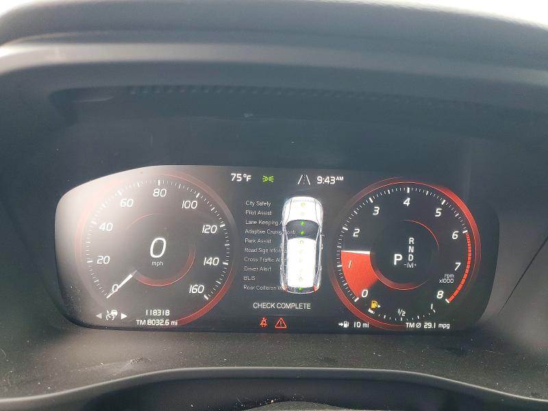 2020 Volvo Xc40 VIN YV4162UM3L2221478 COPART salvage auction — FRONT END, MN - CERT OF TITLE-SALVAGE, sold $475 on 2026-07-21 (photo 9)