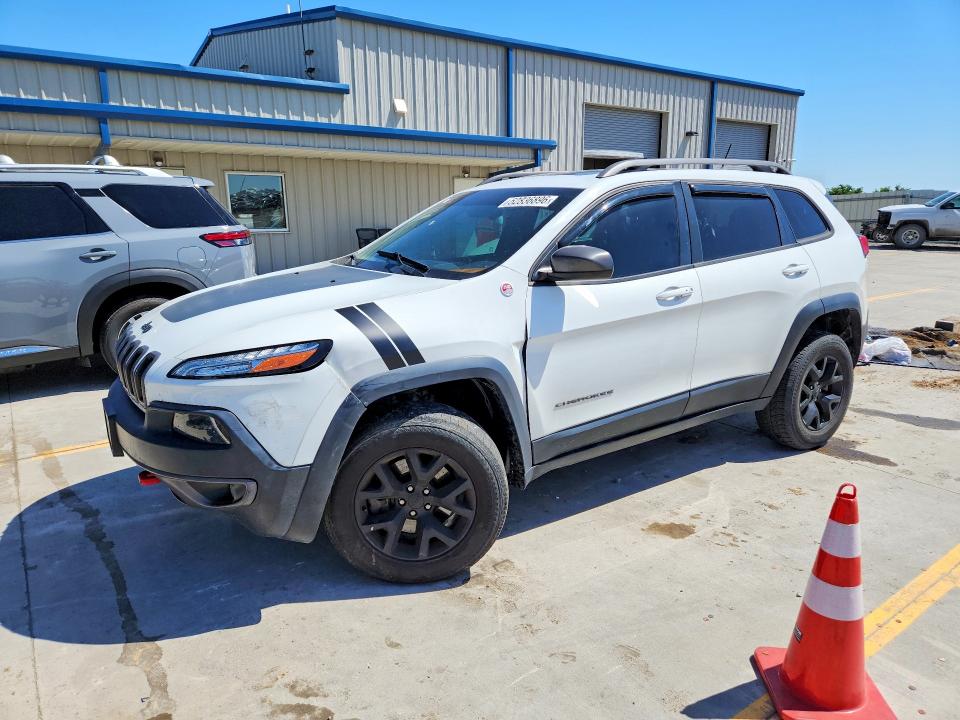 2015 Jeep Cherokee VIN 1C4PJMBS5FW626201 COPART salvage auction — FRONT END, Il - Salvage Certificate, sold $2,450 on 2026-07-09 (photo 1)