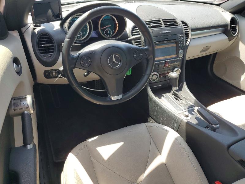 2010 Mercedes-benz Slk-klasse VIN WDBWK5EA4AF231306 COPART salvage auction — REAR END, Ca - Salvage Certificate, sold $1,000 on 2026-07-10 (photo 8)
