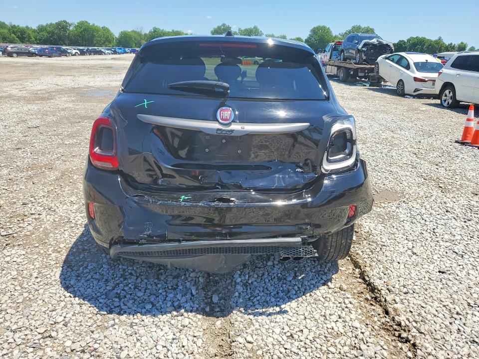 2021 Fiat 500 VIN ZFBNF3C1XMP945130 COPART salvage auction — REAR END, Oh - Cert Of Title-Salvage, sold $2,050 on 2026-07-02 (photo 6)