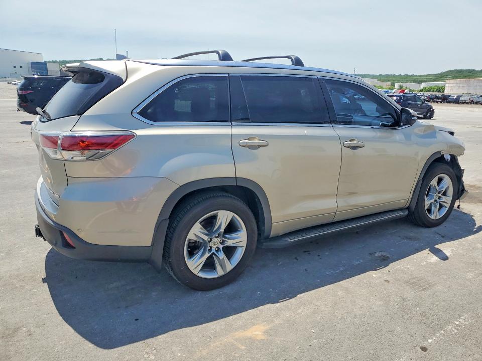 2015 Toyota VIN 5TDDKRFH6FS168955 COPART salvage auction — FRONT END, Ok - Cert Of Title-Salvage, sold $8,200 on 2026-07-02 (photo 3)