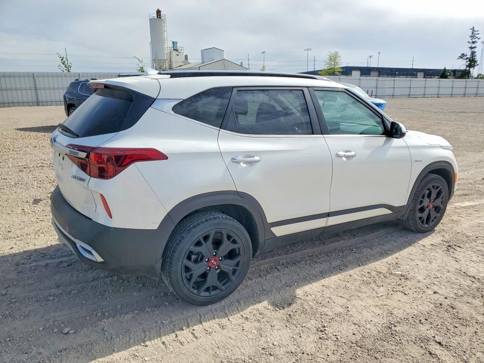 2021 Kia Seltos VIN KNDETCA23M7115252 COPART salvage auction — HAIL, Ia - Cert Of Title-Salvage Title, sold $3,250 on 2026-07-22 (photo 3)