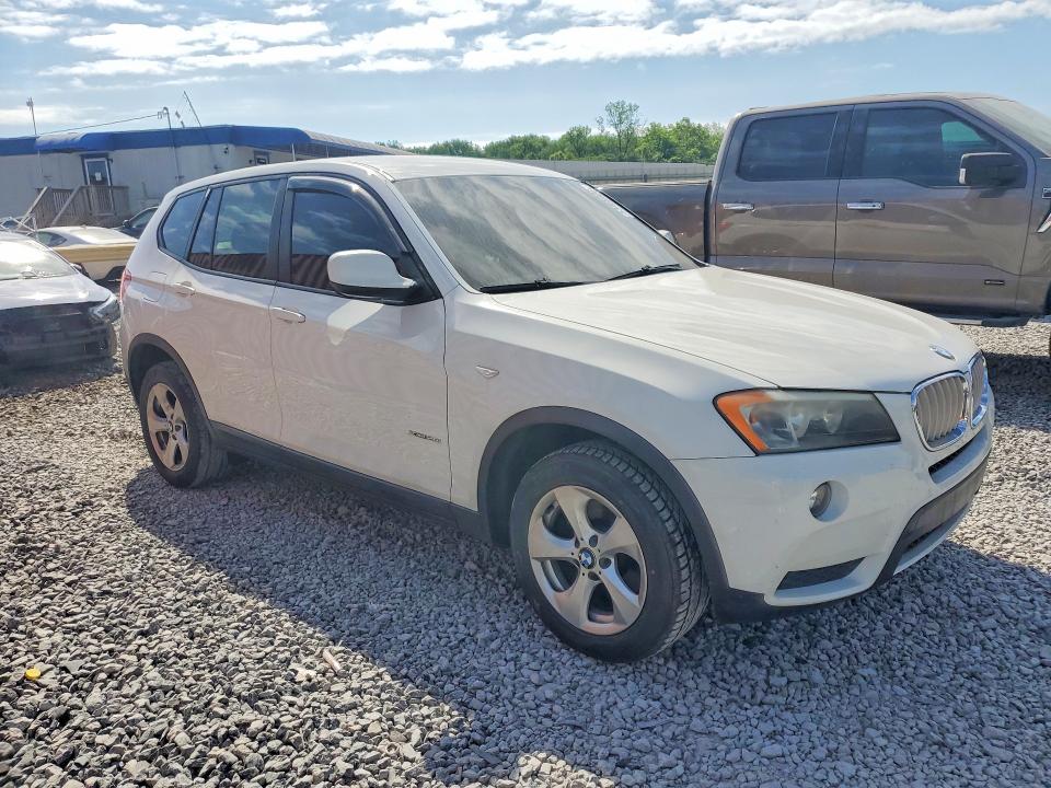 2012 BMW X3 VIN 5UXWX5C53CL724261 COPART salvage auction — MINOR DENT/SCRATCHES, Al - Certificate Of Title, sold $1,550 on 2026-07-21 (photo 4)