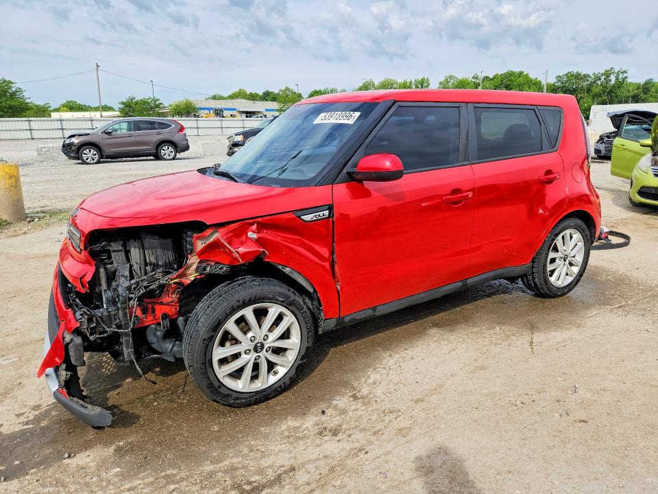 2018 Kia Soul VIN KNDJP3A52J7538641 COPART salvage auction — FRONT END, Ky - Cert Of Title-Salvage, sold $950 on 2026-07-30 (photo 1)