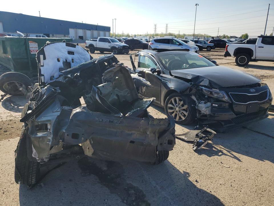 2015 Kia Optima VIN 5XXGN4A74FG399411 COPART salvage auction — ALL OVER, MI - CERTIFICATE OF TITLE, sold $350 on 2026-07-14 (photo 4)