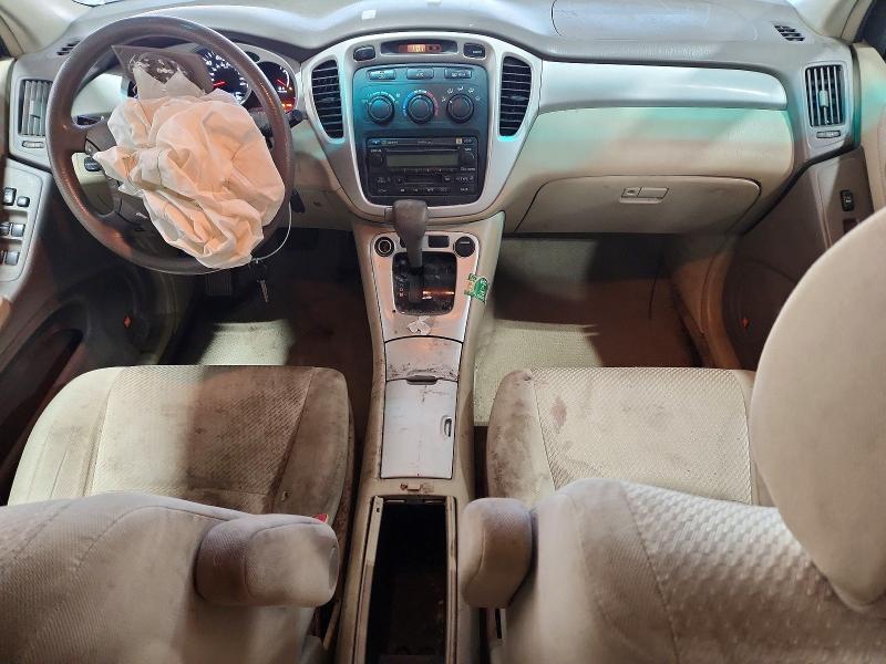 2007 Toyota Highlander VIN JTEEW21A270037807 COPART salvage auction — FRONT END, Mn - Cert Of Title-Salvage, sold $650 on 2026-07-07 (photo 8)