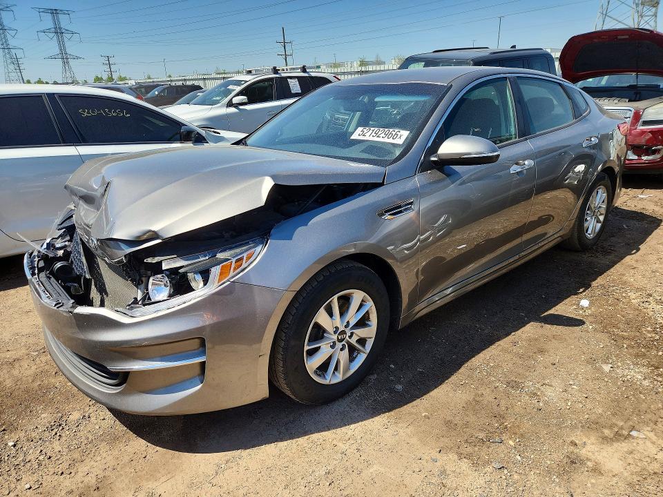 2018 Kia VIN 5XXGT4L33JG229047 COPART salvage auction — FRONT END, Il - Salvage Certificate, sold $1,350 on 2026-07-07 (photo 1)
