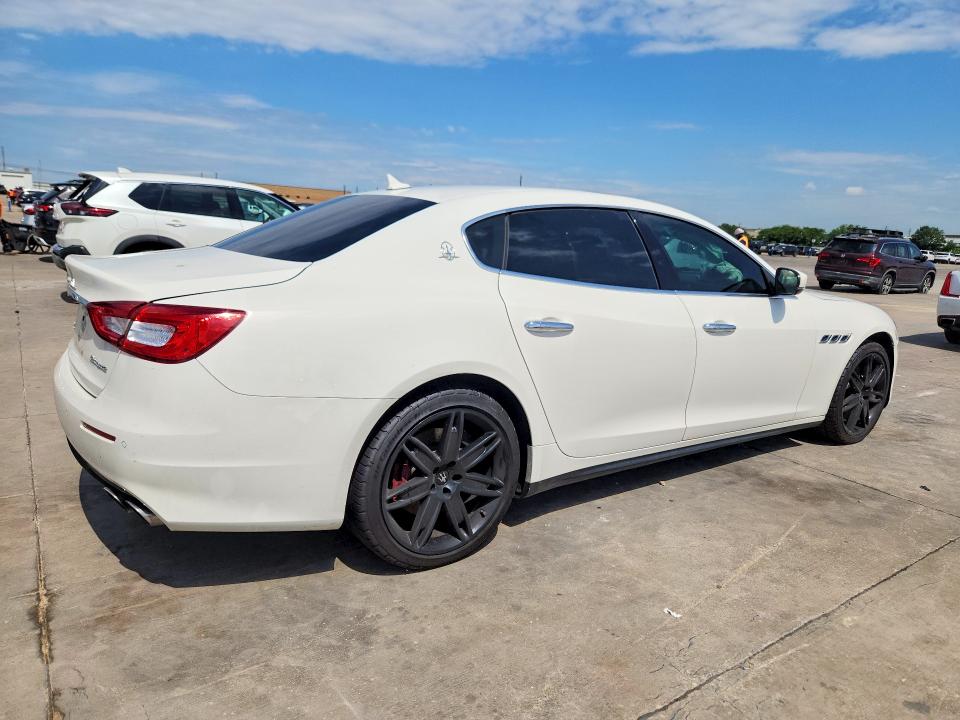 2019 Maserati Quattroporte VIN ZAM56YRA0K1314707 COPART salvage auction — FRONT END, Tx - Certificate Of Title, sold $175 on 2026-08-06 (photo 3)
