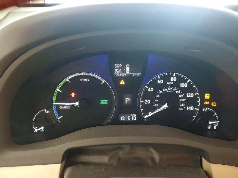 2011 Lexus Rx 450h VIN JTJZB1BA0B2405647 COPART salvage auction — FRONT END, TN - SALVAGE CERTIFICATE, sold $3,000 on 2026-07-16 (photo 9)