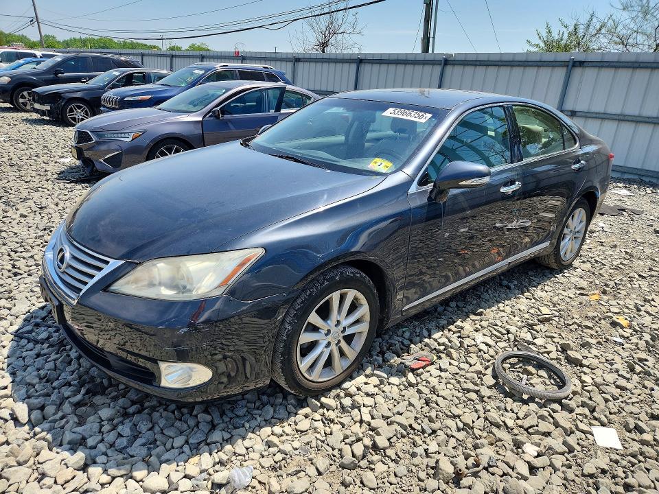 2011 Lexus ES VIN JTHBK1EG1B2433038 COPART salvage auction — FRONT END, Nj - Cert Of Title-Salvage, sold $1,650 on 2026-07-22 (photo 1)