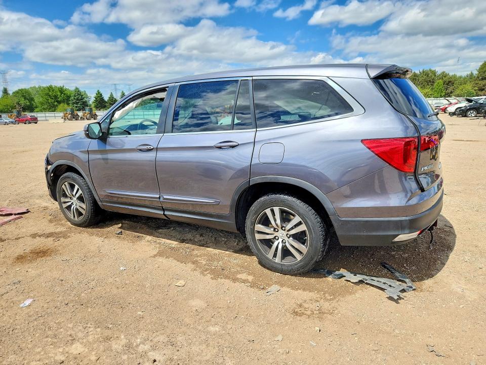 2016 Honda Pilot VIN 5FNYF6H58GB103845 COPART salvage auction — SIDE, Il - Salvage Certificate, sold $1,750 on 2026-07-09 (photo 2)