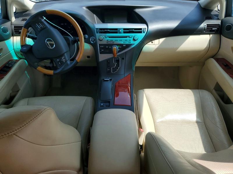 2012 Lexus Rx VIN 2T2ZK1BA8CC078335 COPART salvage auction — REAR END, Tx - Salvage Vehicle Title, sold $6,600 on 2026-07-10 (photo 8)