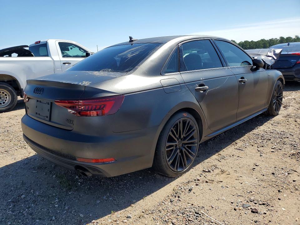 2018 Audi A4 VIN WAULMAF4XJA233085 COPART salvage auction — FRONT END, Tx - Salvage Vehicle Title, sold $2,250 on 2026-09-04 (photo 3)